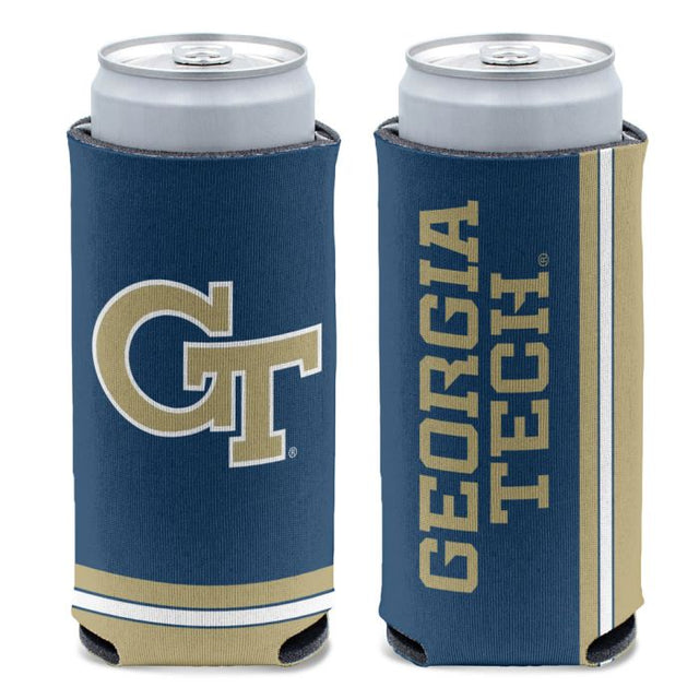 Georgia Tech Yellow Jackets 12 oz Slim Can Cooler