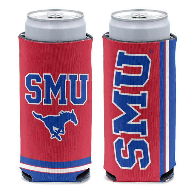 Refrigerador de latas delgado de 12 oz de Southern Methodist Mustangs