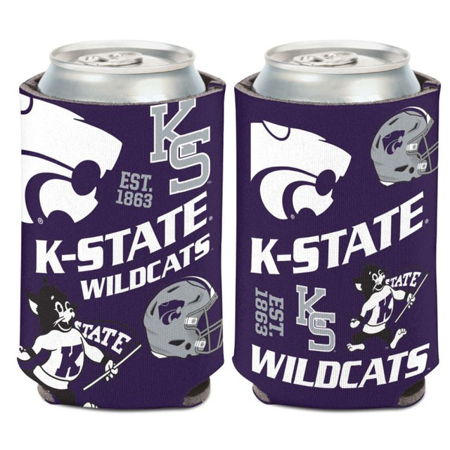 Kansas State Wildcats SCATTERPRINT Can Cooler 12 oz.