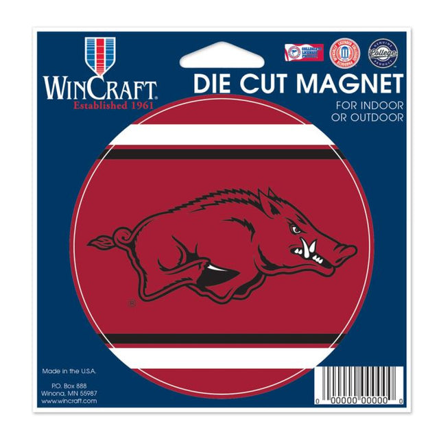 Arkansas Razorbacks Die Cut Magnet 4.5" x 6"