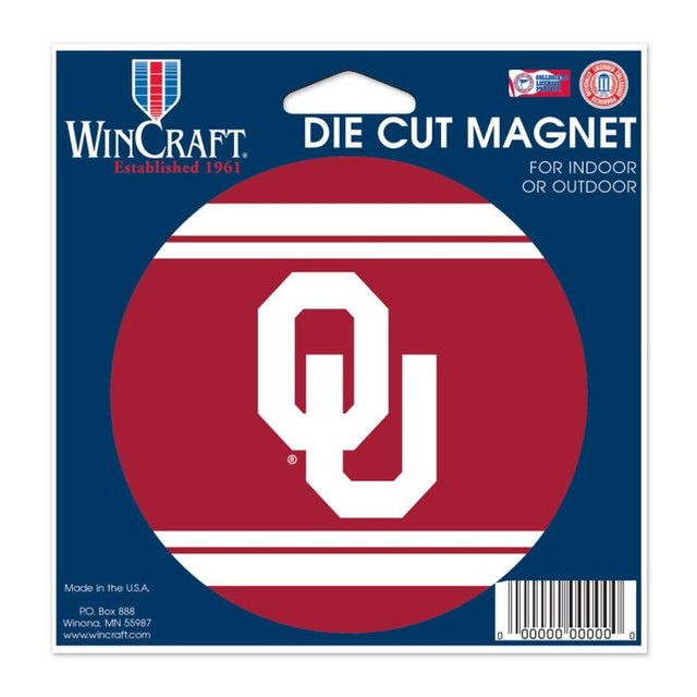 Oklahoma Sooners Die Cut Magnet 4.5" x 6"