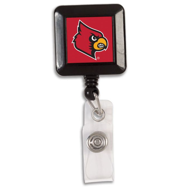 Porta credencial retráctil de los Louisville Cardinals