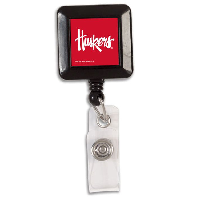 Nebraska Cornhuskers Retractable Badge Holder