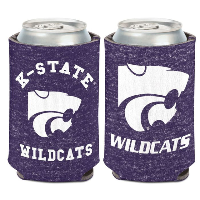 Enfriador de lata HEATHERED de Kansas State Wildcats de 12 oz.