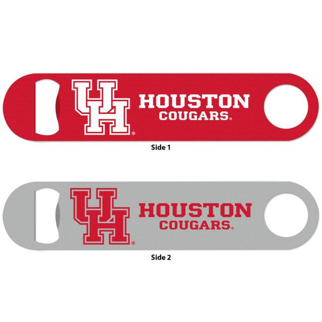 Abridor de botellas de metal de dos caras de los Houston Cougars