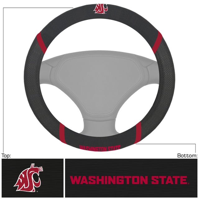 Funda de volante de malla/cosida de los Washington State Cougars