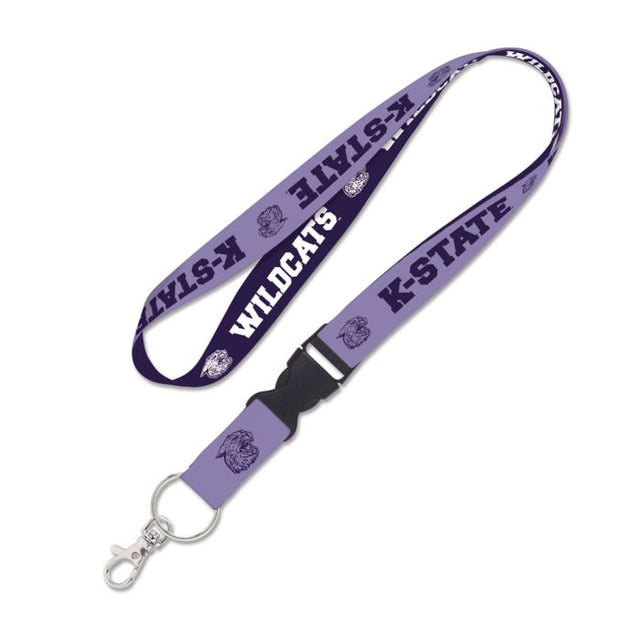 Kansas State Wildcats / Vintage Collegiate WABASH COLLECTION Lanyard w/detachable buckle 1"