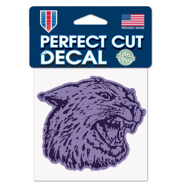 Kansas State Wildcats / Vintage Collegiate WABASH COLLECTION Perfect Cut Color Decal 4" x 4"