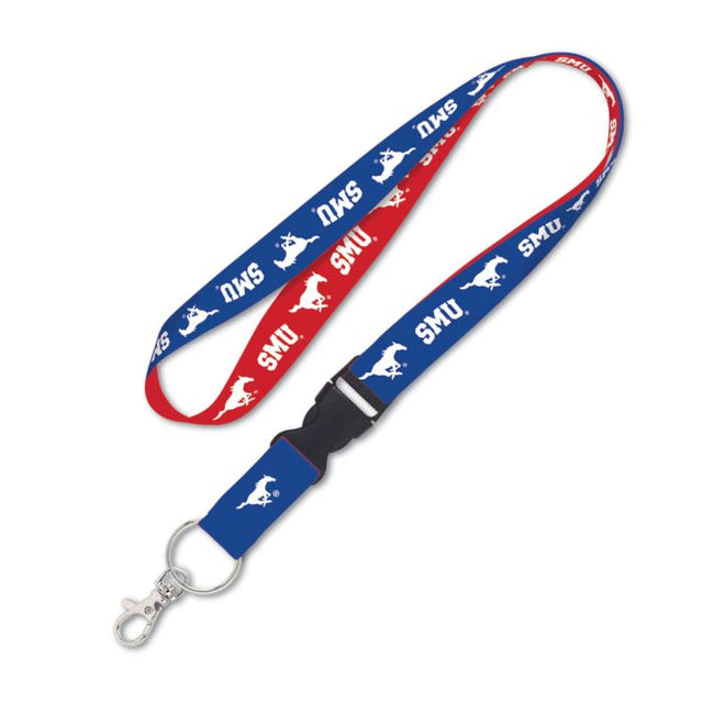 Southern Methodist Mustangs Lanyard w/detachable buckle 1"