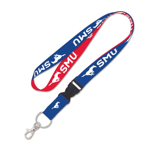 Southern Methodist Mustangs Lanyard w/detachable buckle 1"