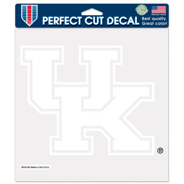 Calcomanías de corte perfecto de Kentucky Wildcats de 8" x 8"