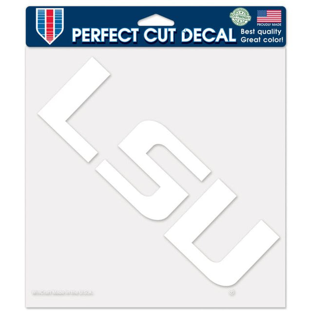 LSU Tigers Perfect Cut Decals 8" x 8"