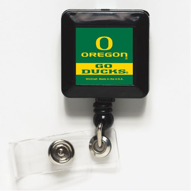 Porta credencial retráctil de los Oregon Ducks