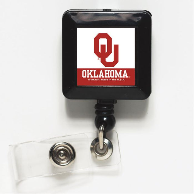 Oklahoma Sooners Retractable Badge Holder