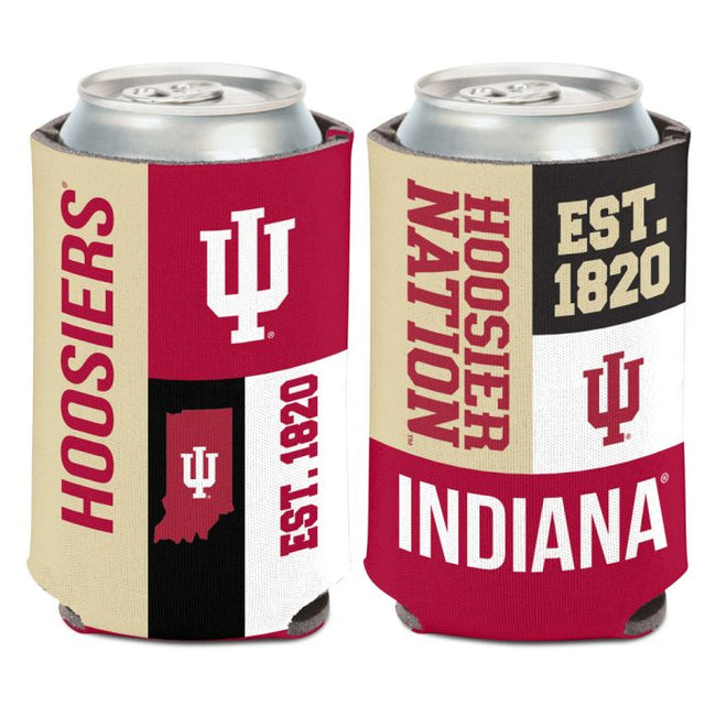 Enfriador de lata COLOR BLOCK de Indiana Hoosiers, 12 oz.