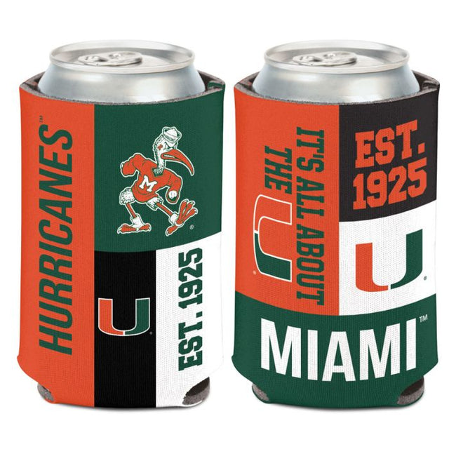 Enfriador de latas COLOR BLOCK de Miami Hurricanes, 12 oz.