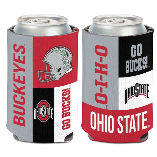 Enfriador de lata COLOR BLOCK de Ohio State Buckeyes, 12 oz.