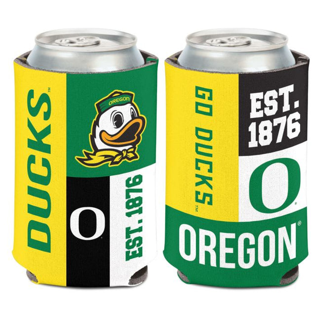 Enfriador de latas COLOR BLOCK de Oregon Ducks, 12 oz.