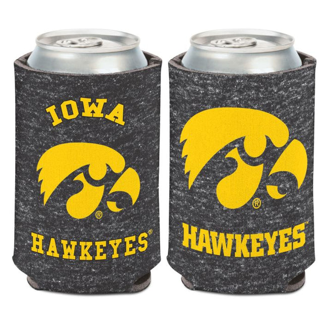 Iowa Hawkeyes HEATHERED Can Cooler 12 oz.