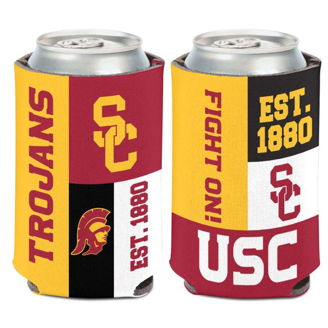 Enfriador de latas COLOR BLOCK de USC Trojans de 12 oz.