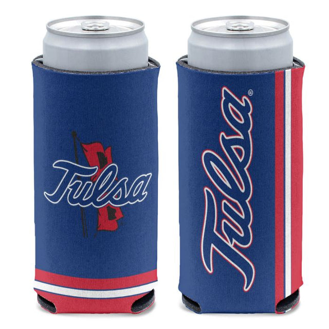 Enfriador de latas delgado de 12 oz de los Tulsa Golden Hurricanes