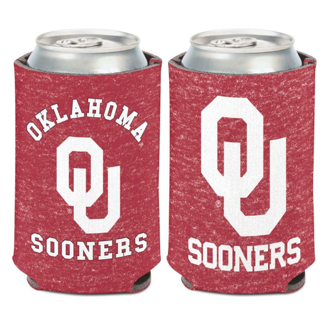 Oklahoma Sooners TEAM HEATHERED Can Cooler 12 oz.