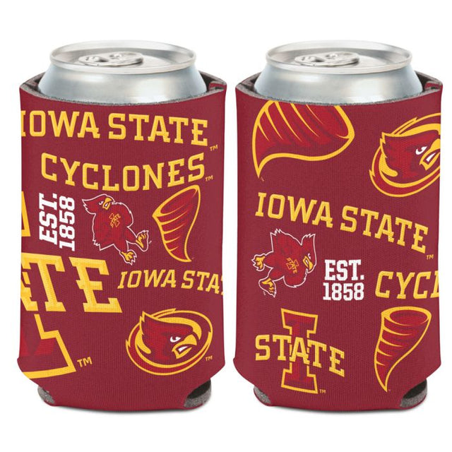 Enfriador de latas SCATTERPRINT de Iowa State Cyclones, 12 oz.