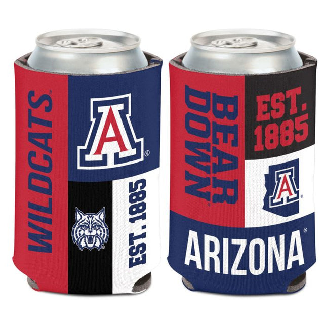 Arizona Wildcats COLOR BLOCK Can Cooler 12 oz.