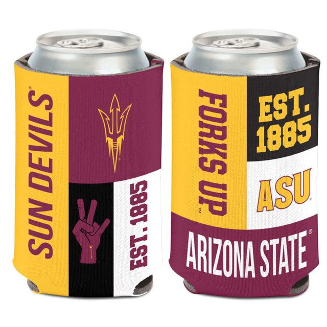 Arizona State Sun Devils COLOR BLOCK Can Cooler 12 oz.