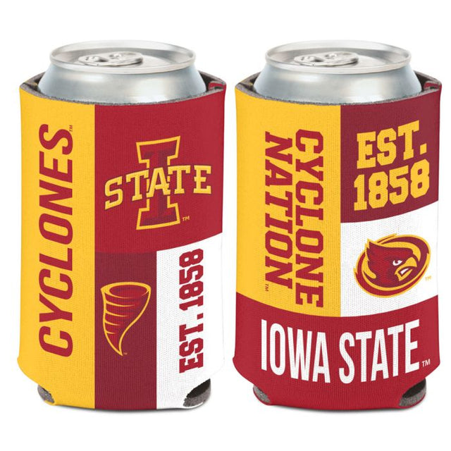 Enfriador de latas COLOR BLOCK de Iowa State Cyclones, 12 oz.