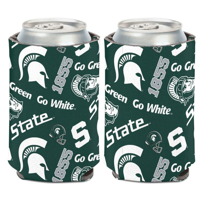 Michigan State Spartans SCATTERPRINT Can Cooler 12 oz.