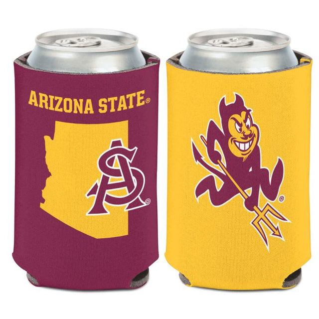 Enfriador de lata de 12 oz de Arizona State Sun Devils.