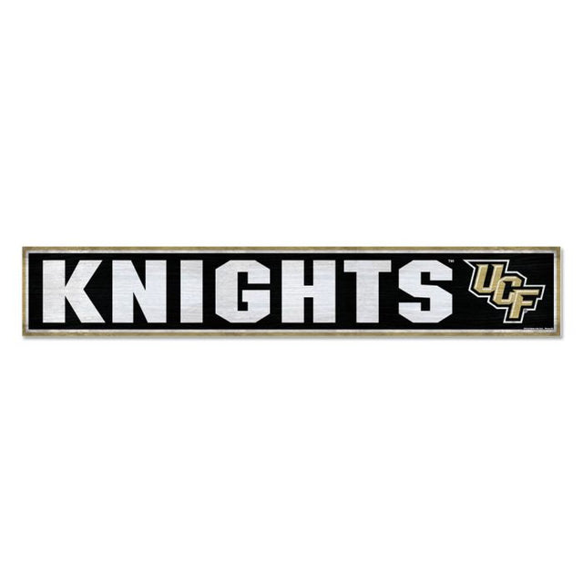 Letrero de madera de los UCF Knights de 6" x 36", 3/8" de grosor