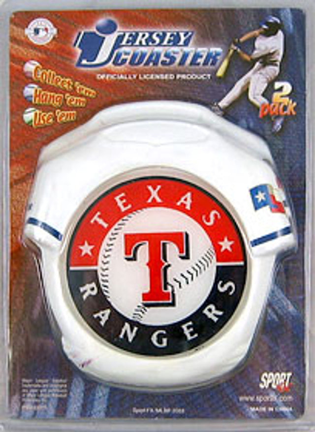 Juego de posavasos estilo camiseta de los Texas Rangers CO