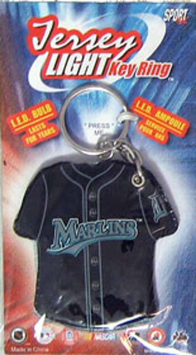 Florida Marlins Keychain Jersey Keylight CO