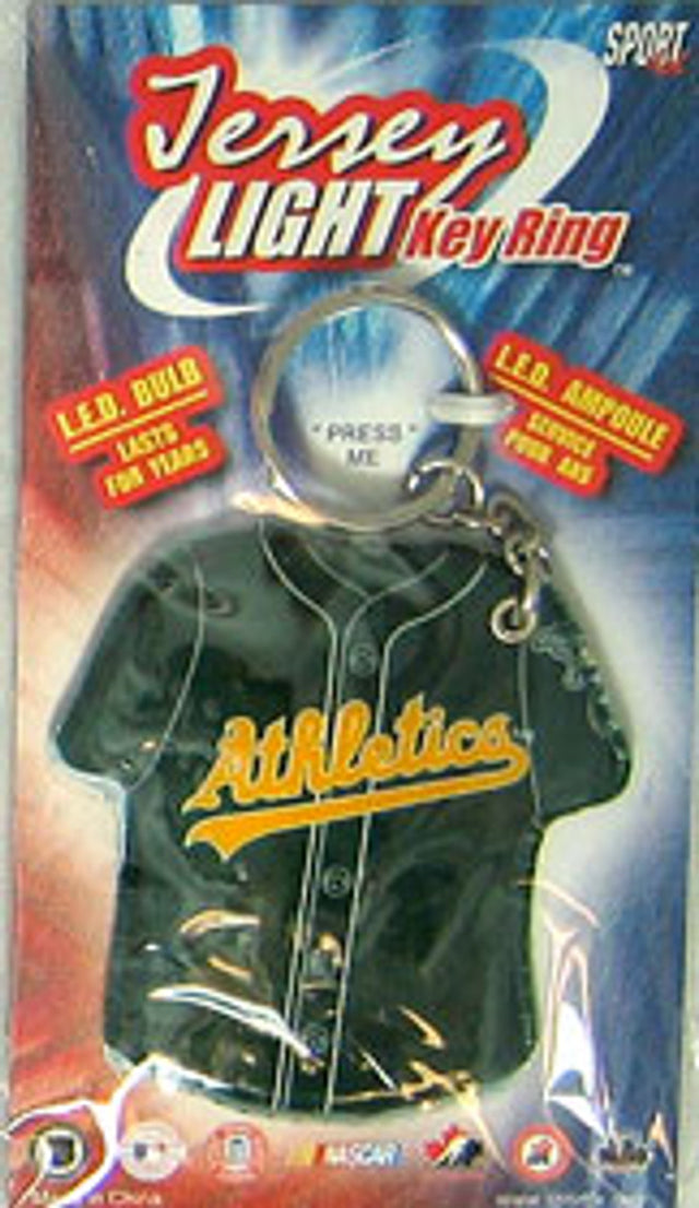 Llavero con camiseta de los Oakland Athletics Keylight CO