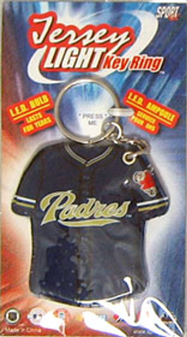 San Diego Padres Keychain Jersey Keylight CO