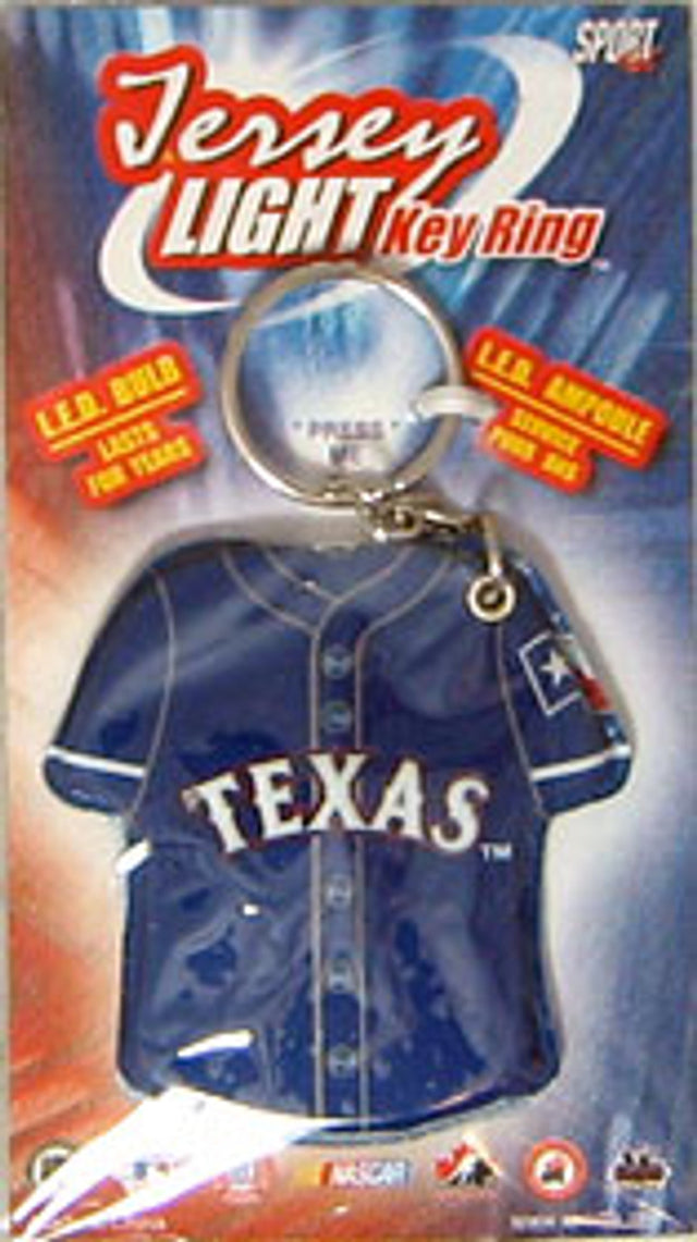 Llavero con la camiseta de los Texas Rangers Keylight CO