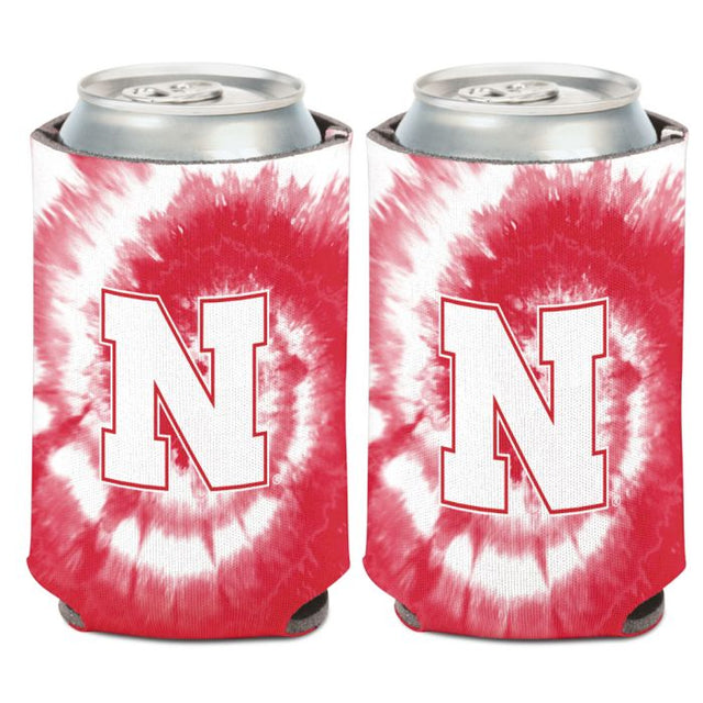 Enfriador de lata TYE DYE de Nebraska Cornhuskers de 12 oz.