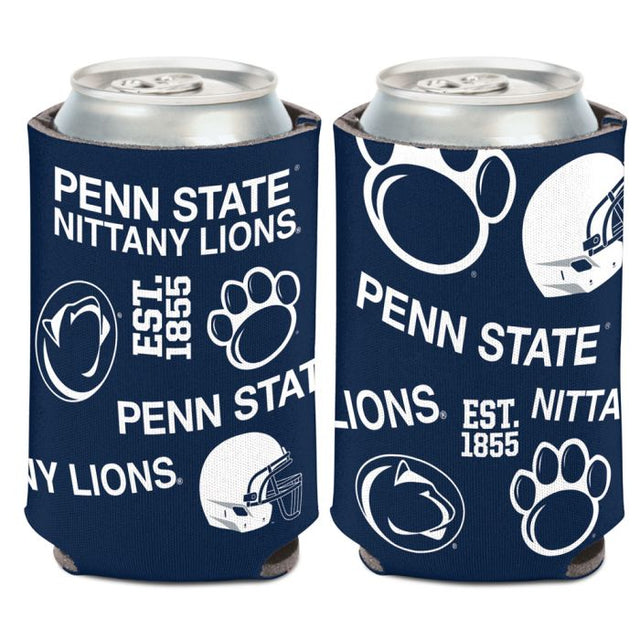 Enfriador de latas con impresión dispersa de Penn State Nittany Lions, 12 oz.