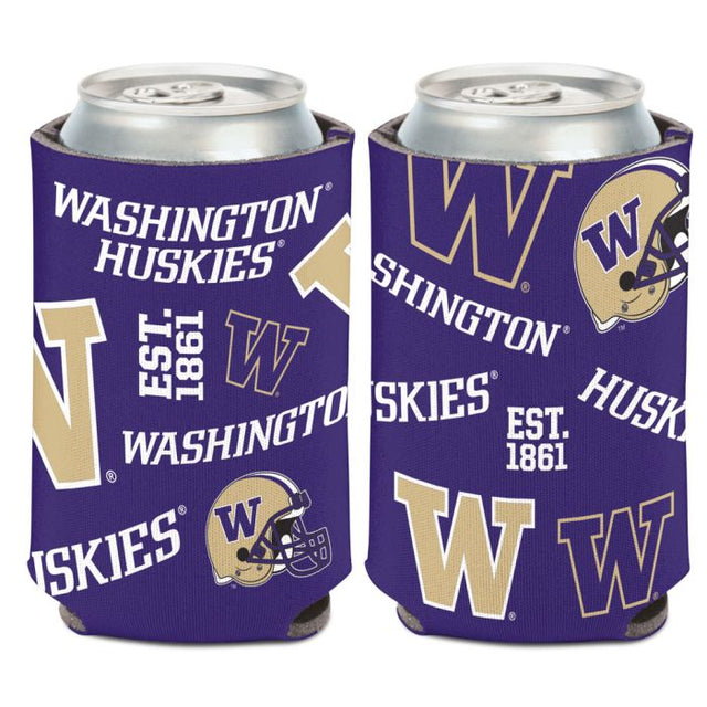 Washington Huskies SCATTER PRINT Can Cooler 12 oz.