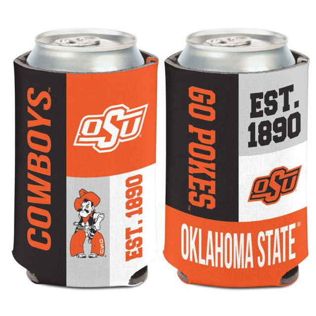 Oklahoma State Cowboys COLOR BLOCK Can Cooler 12 oz.