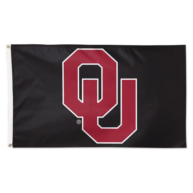 Bandera negra de Oklahoma Sooners en color alternativo 2 - Deluxe 3' X 5'