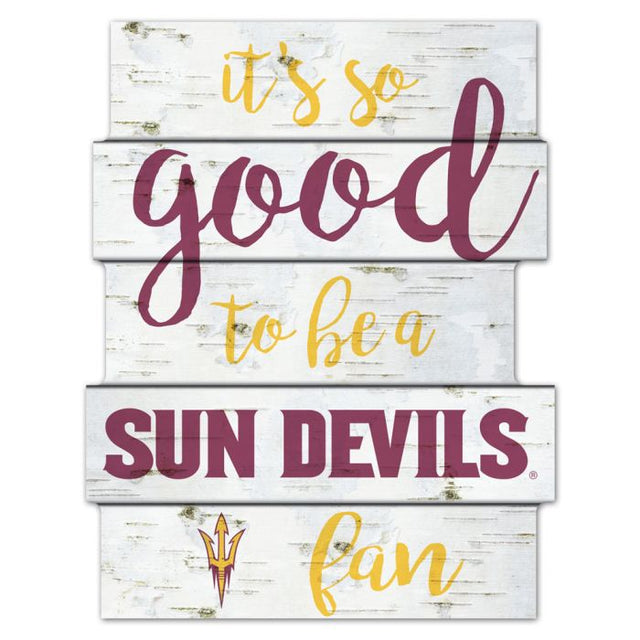 Arizona State Sun Devils Wood Sign 11"X14"