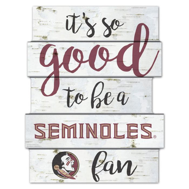 Florida State Seminoles Wood Sign 11"X14"