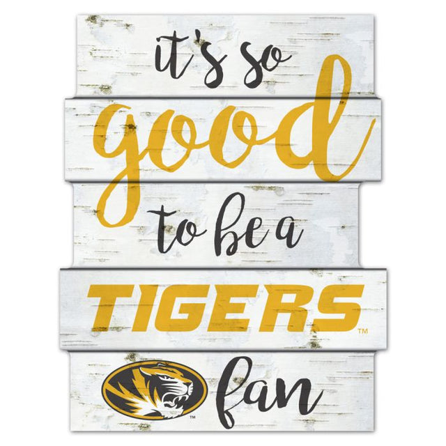 Missouri Tigers Wood Sign 11"X14"