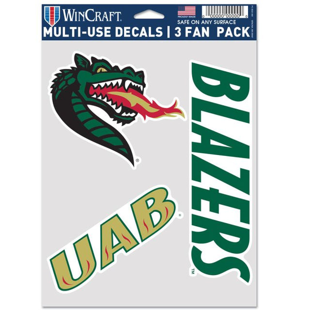 Alabama at Birmingham Blazers Multi Use 3 Fan Pack