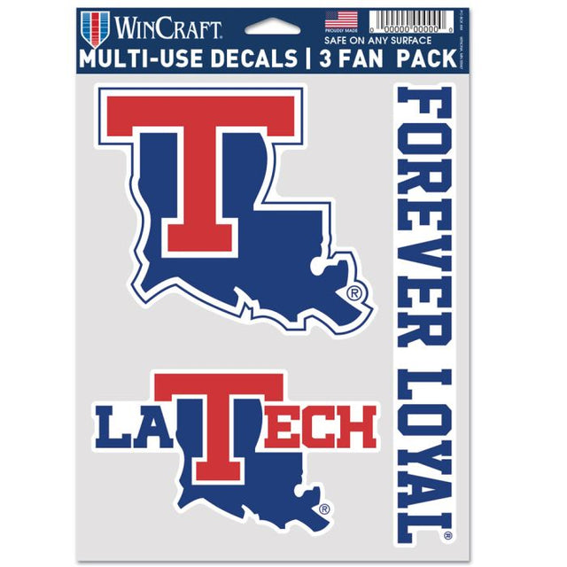 Louisiana Tech Bulldogs Multi Use 3 Fan Pack