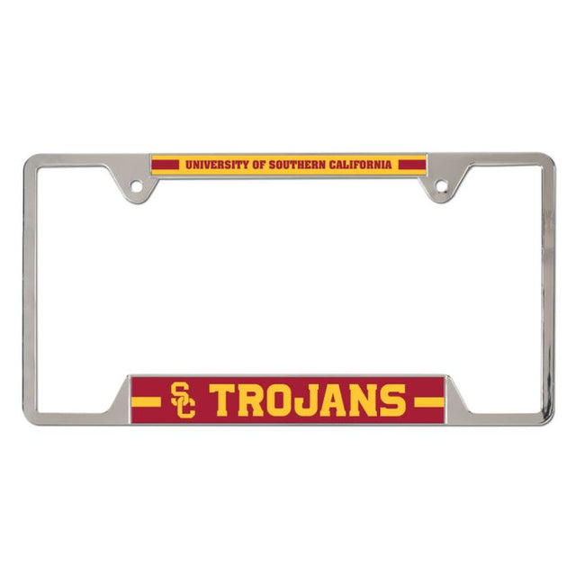 USC Trojans Metal License Plate Frame