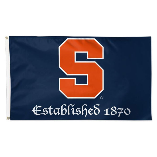 Syracuse Orange ESTABLISHED Flag - Deluxe 3' X 5'